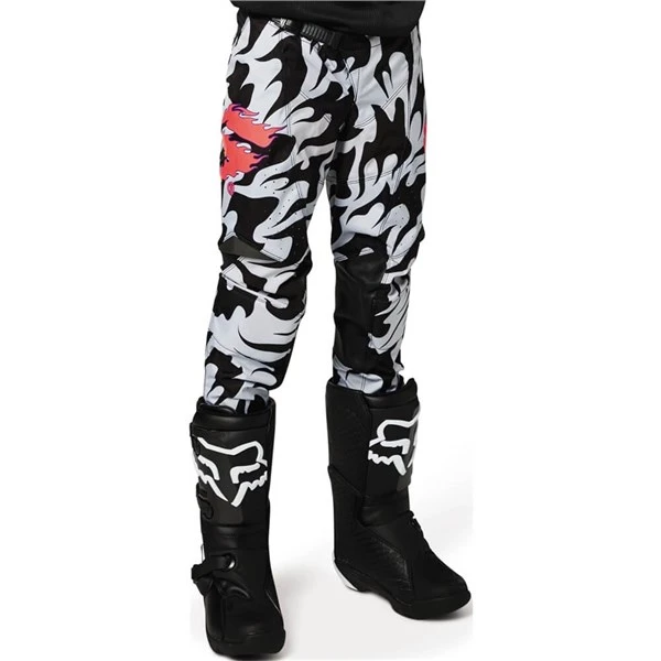 Shift Racing White Label Flame Youth Pants - Image 5